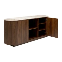 Hout dressoir met marmer - Kare Design Ruben