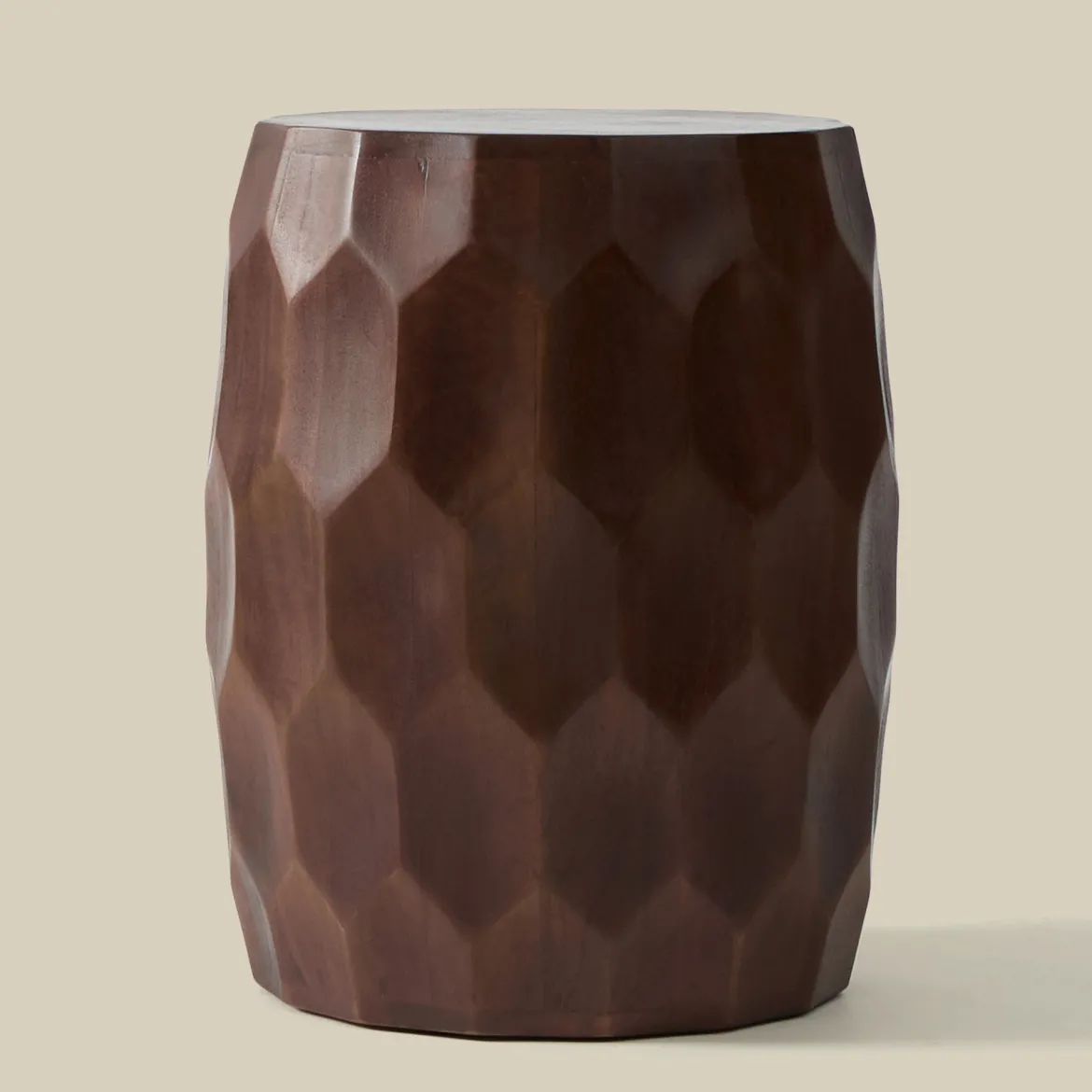Houten bijzettafel met patroon - Bodio Miel