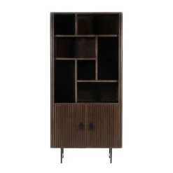 Houten boekenkast met latjes - Eleonora Remi
