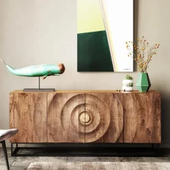 Houten dressoir met houtsnijwerk - Kare Design Madeira Bright