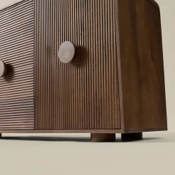 Houten dressoir met ronde hoeken - Bodio Matala