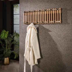 Houten kapstok met latjes - Santa Tweak