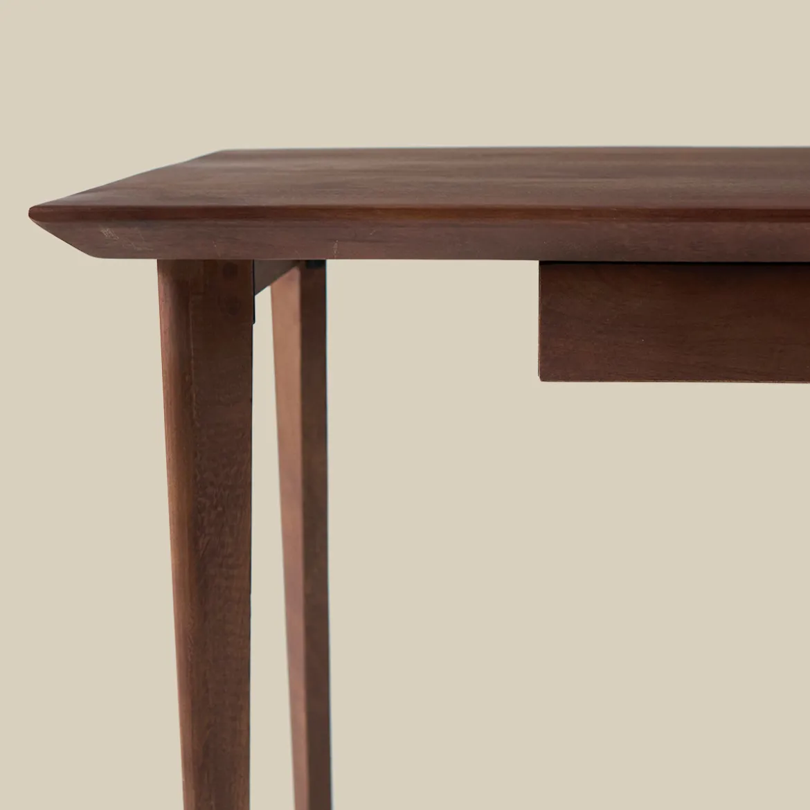 Houten kaptafel met lade vintage - Bodio Leon
