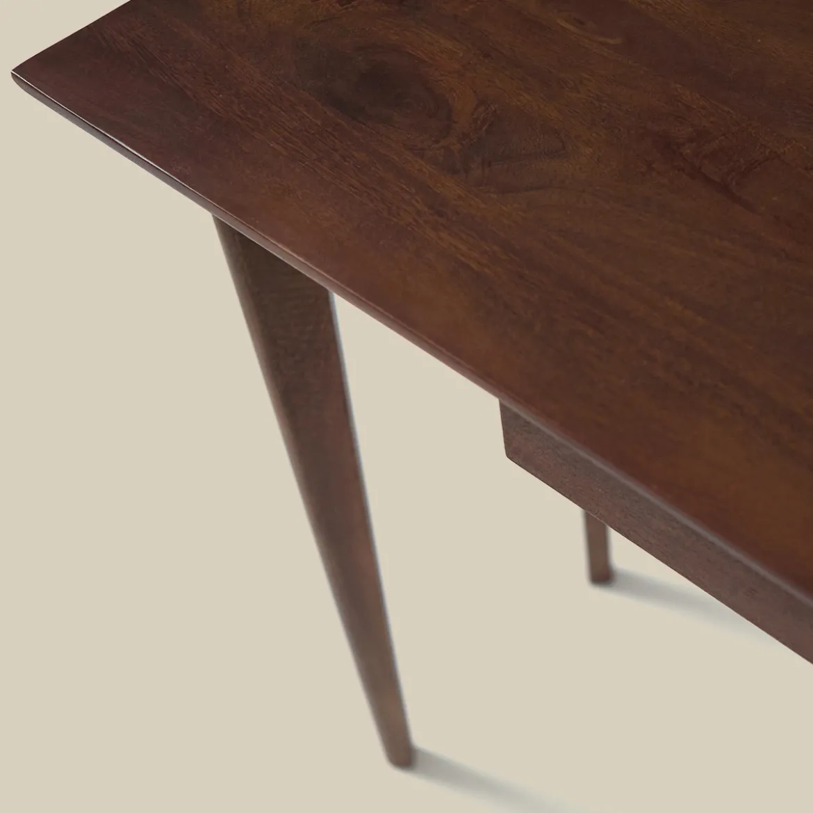 Houten kaptafel met lade vintage - Bodio Leon