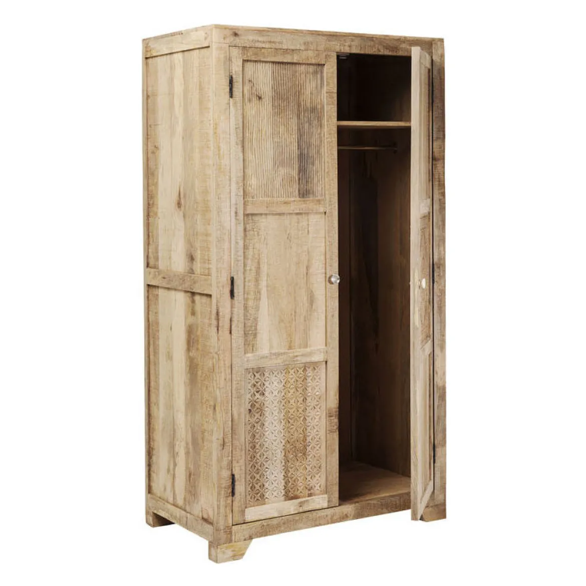 Houten kledingkast met dessin - Kare Design Puro