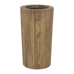 Houten paraplubak met golvend patroon - Giani Wave