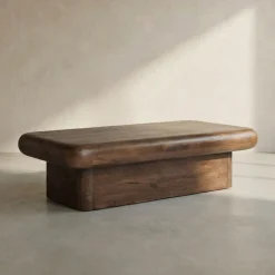 Houten salontafel met dik blad - Bodio Cooper