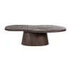 Houten salontafel organische vorm - Richmond Interiors Odile