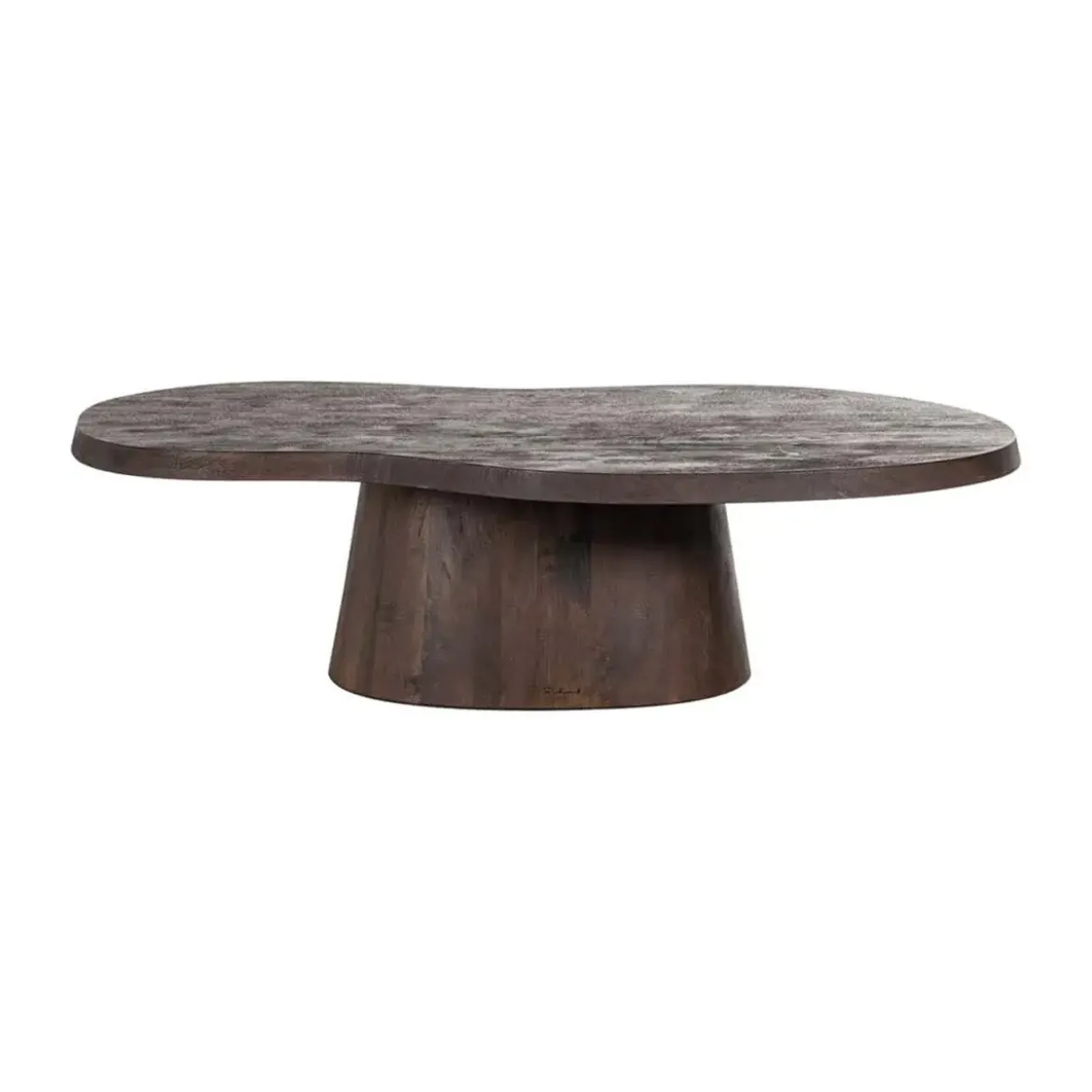 Houten salontafel organische vorm - Richmond Interiors Odile
