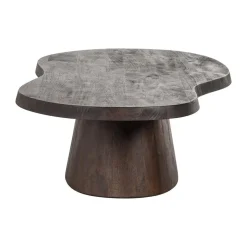 Houten salontafel organische vorm - Richmond Interiors Odile