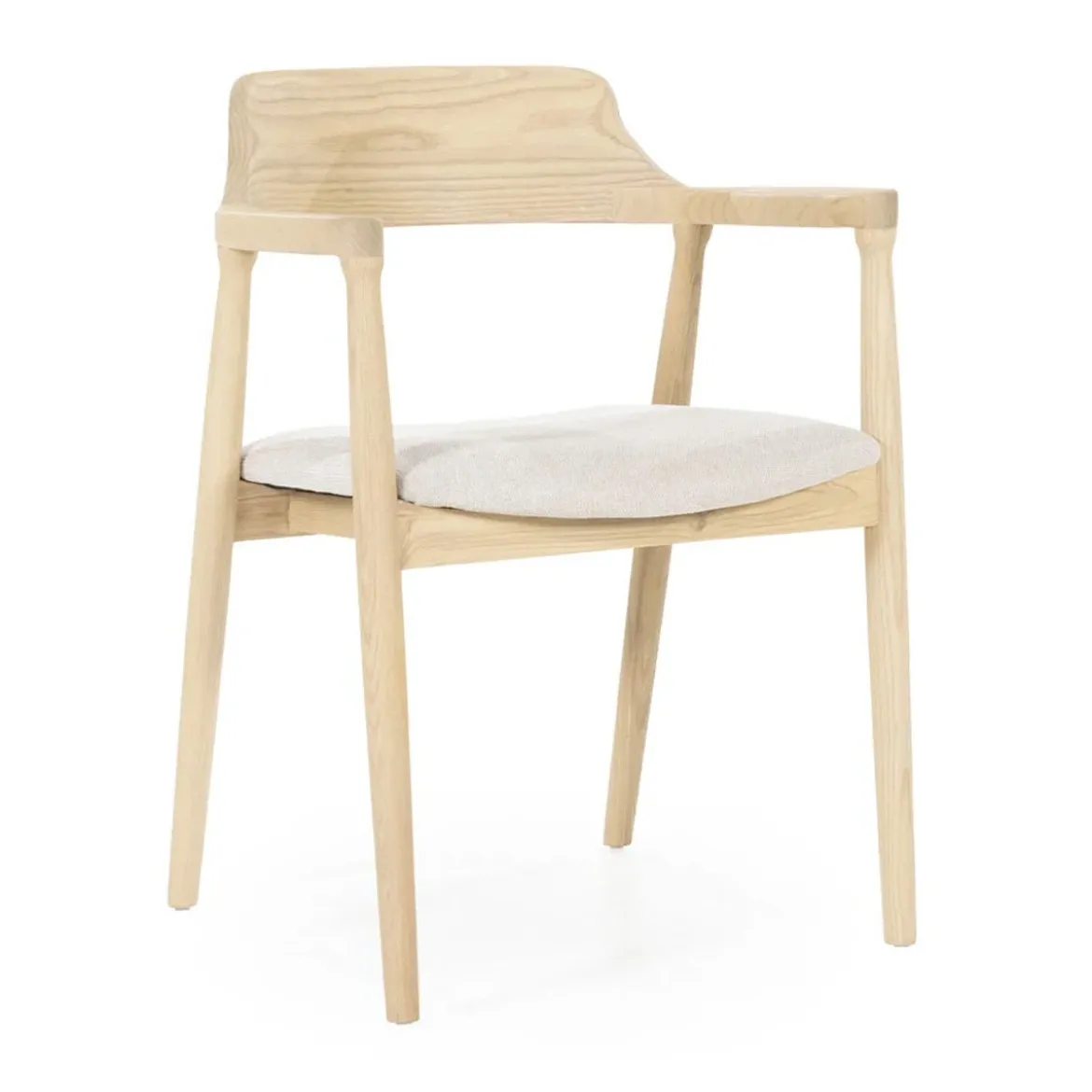 Houten stoel met armleuningen - Eleonora Yorick