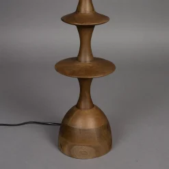 Houten tafellamp walnoot - Dutchbone Cath Walnut