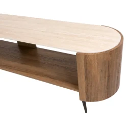 Houten TV-meubel met keramiek blad - Giani Arcus