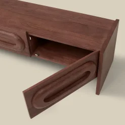 Houten tv-meubel vintage design - Bodio Bruce