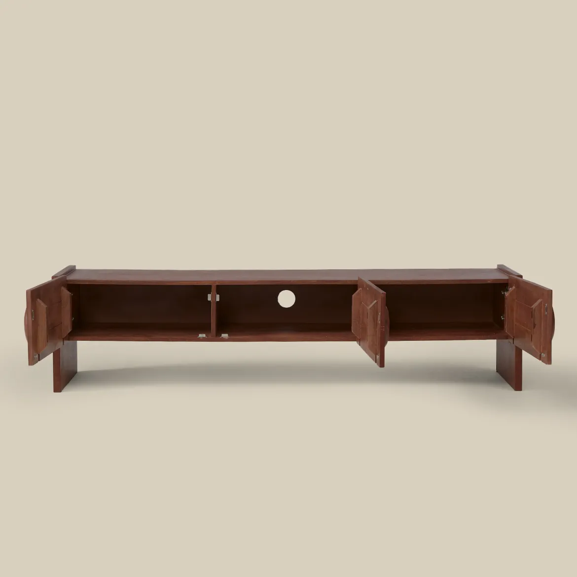 Houten tv-meubel vintage design - Bodio Bruce