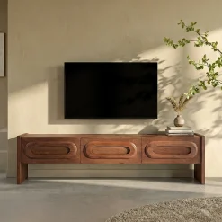 Houten tv-meubel vintage design - Bodio Bruce