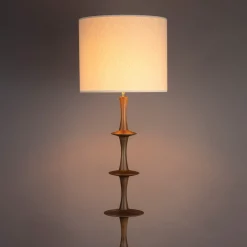 Houten vloerlamp walnoot - Dutchbone Cath Walnut