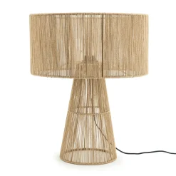 Ibiza tafellamp beige touw - By-Boo Oshu