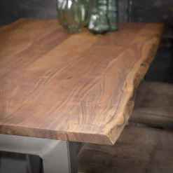 Industriele boomstam bartafel - Giani Edge