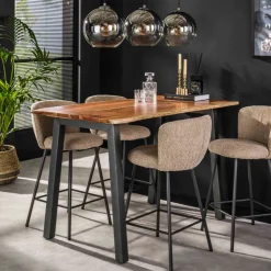 Industriele boomstam bartafel - Giani Edge
