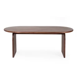 Japandi eettafel ronde hoeken - Bodio Yuna