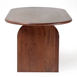 Japandi eettafel ronde hoeken - Bodio Yuna