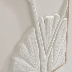 Jute wandpaneel 3D bladeren - Must Living Japanese Ginko Leaf