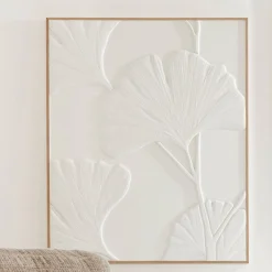 Jute wandpaneel 3D bladeren - Must Living Japanese Ginko Leaf