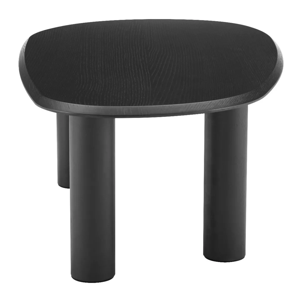 Kiezelvorm salontafel zwart eiken - Bodio Cobble