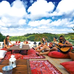 Klassiek buitenkleed rood - Fatboy Picnic Lounge