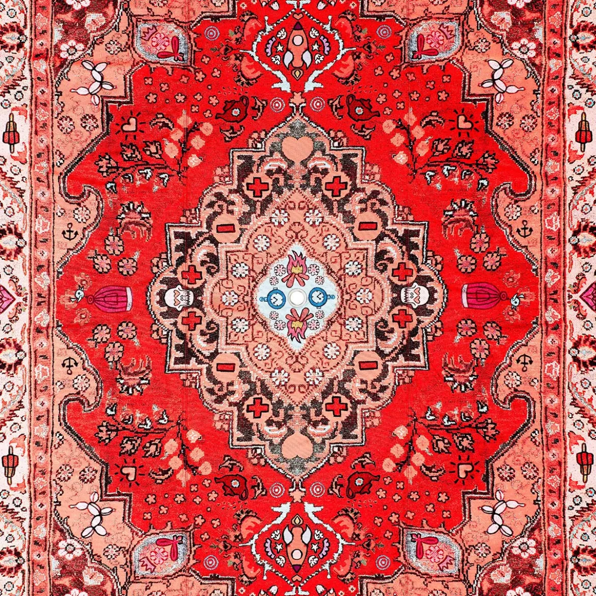 Klassiek buitenkleed rood - Fatboy Picnic Lounge