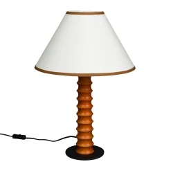 Klassieke tafellamp beige kap - Dutchbone Horace