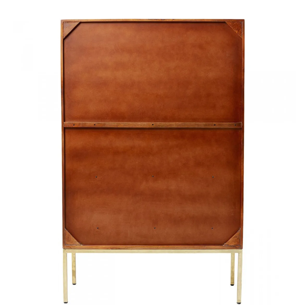 Kledingkast mangohout messing - Kare Design Muskat
