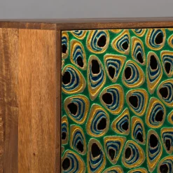 Kleurrijk dressoir mangohout - Dutchbone Meena