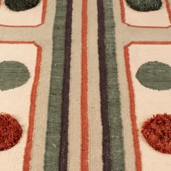 Kleurrijk vloerkleed retro - Dutchbone Haydon
