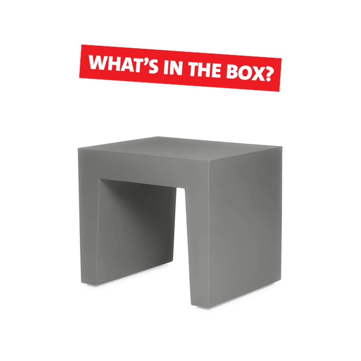 Kruk voor buiten - Fatboy Concrete Seat