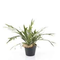 Kunstplant staghorn varen 51 cm - By-Boo Staghorn Fern