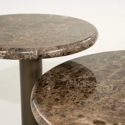 Lage salontafel rond marmer - Eleonora Luigi