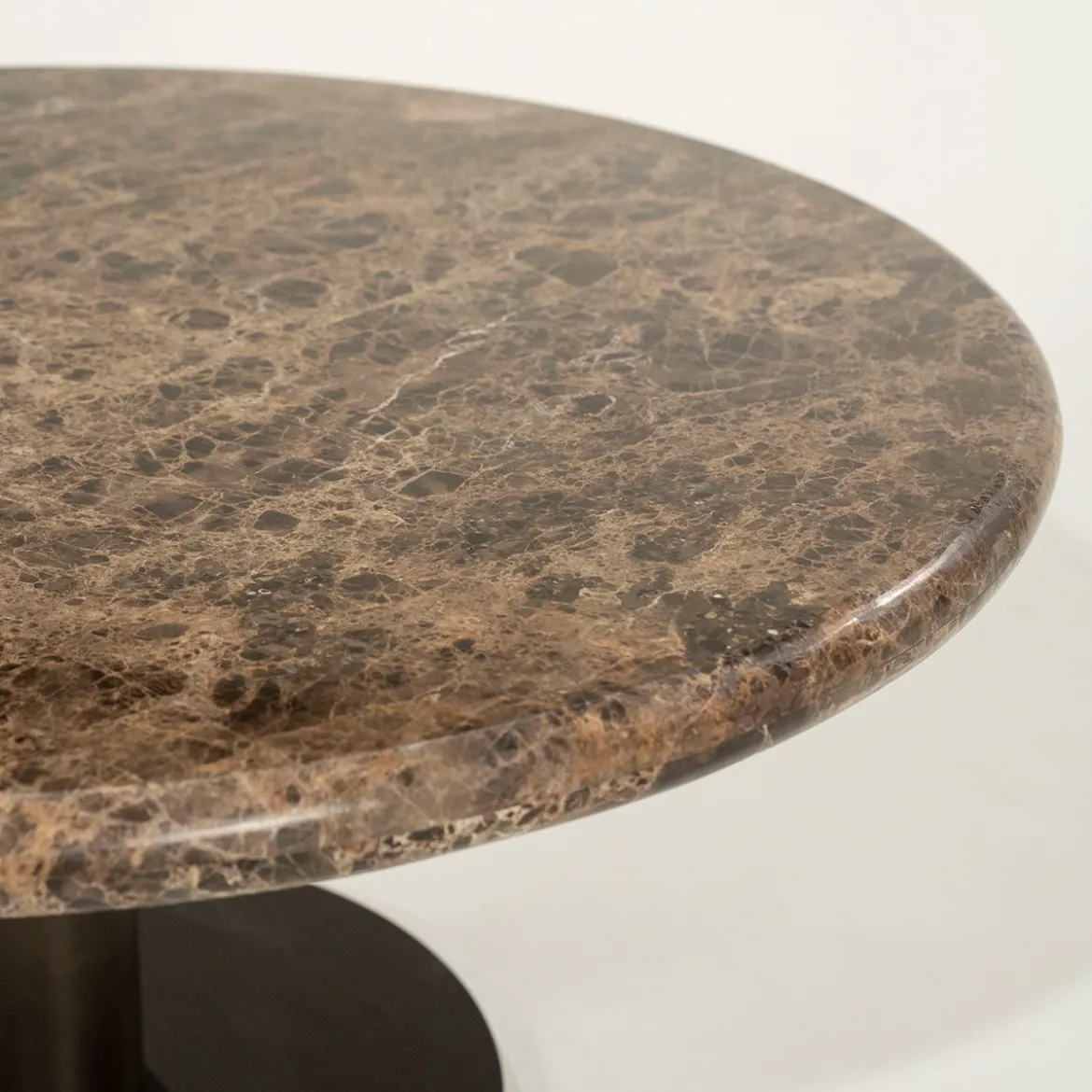 Lage salontafel rond marmer - Eleonora Luigi