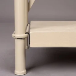 Lage stellingkast beige - Dutchbone Iron