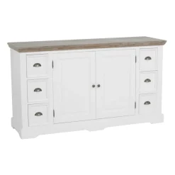 Landelijk dressoir wit 160 cm - Tower Living Fleur