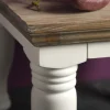 Landelijk tafeltje vierkant grijs - Tower Living Fleur