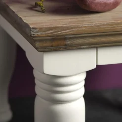 Landelijk tafeltje vierkant grijs - Tower Living Fleur