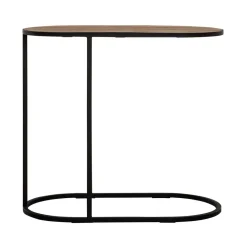 Laptoptafel ovaal teakhout - DTP Home Highlight Terra