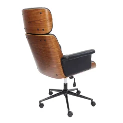 Leren bureaustoel walnoot - Kare Design Check Out