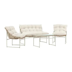 Loungeset met rattan - Lavis Tina