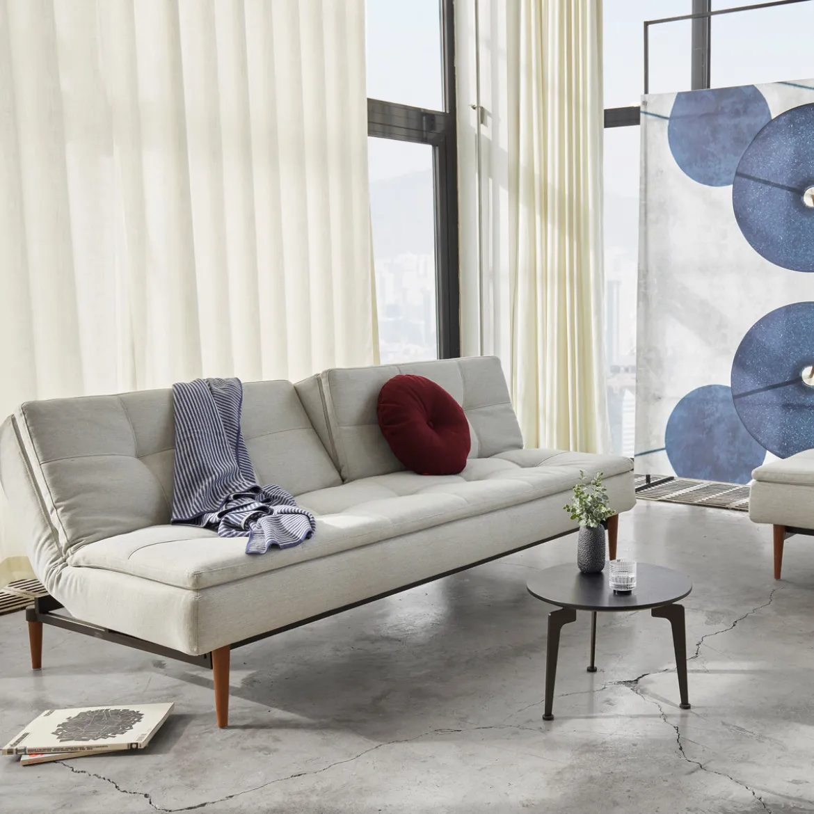 Luxe design slaapbank met topmatras - Innovation Living Dublexo