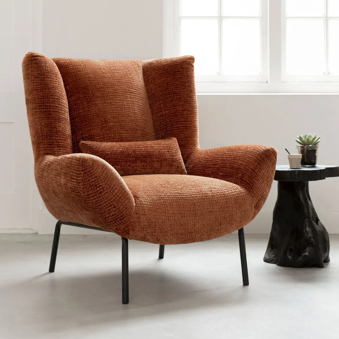 Luxe fauteuil met lendekussen - Must Living Astro