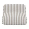 Luxe ligkussen beige wit gestreept - Lavis Redang