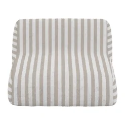 Luxe ligkussen beige wit gestreept - Lavis Redang